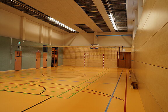 Sporthalle Großschweidnitz Innenansicht
